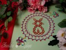 Tatting frivolite made by Alena Vyčichlová using author unknown design