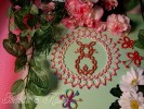 Tatting frivolite made by Alena Vyčichlová using author unknown design