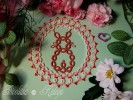 Tatting frivolite made by Alena Vyčichlová using author unknown design